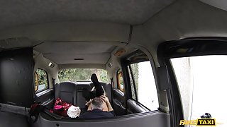 Barbie in Deep anal for lady with big tits - FakeTaxi