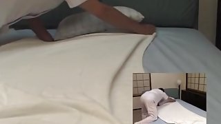 Lovely Asian relaxes in voyeur erotic massage video