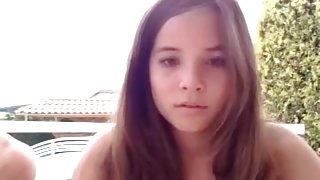 Super cute teen camgirl vibrated by her boyfriend
