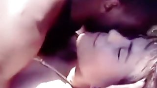Cuckold tapes his wife getting missionary fucked by a black guy in the garden