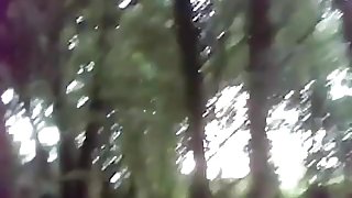 Latina girl blows and doggystyle fucks her bf in a tent in the forest