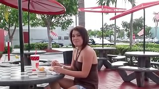 Succulent Genevieve Lee Goes Crazy In Public Outdoors