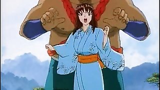 Hentai girl gets fucked by giant man outdoors