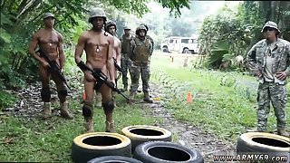 Free military gay fuck Jungle bang fest